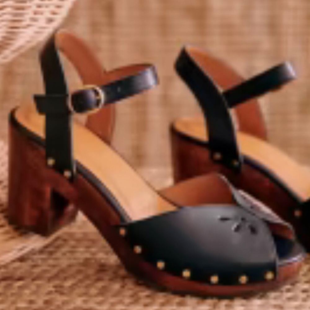 Sezane Sabots Sienna Clog Heels